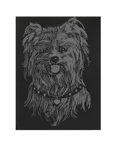 Гравюра 100SCRATCHART-SILV-DOG Multi art