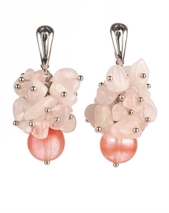 Серьги Бусики-колечки