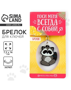 Брелок для ключей акриловый Сима-ленд