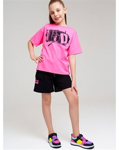 Комплект трикотажный фуфайка футболка шорты Playtoday