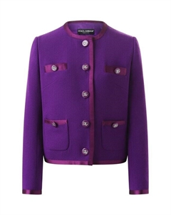 Жакет из шерсти и шелка Dolce&gabbana