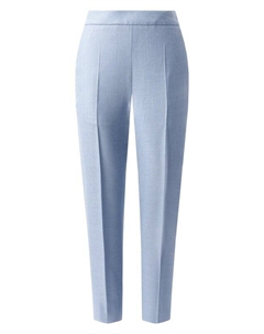 Брюки из шелка и шерсти Agnona