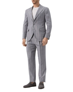 Костюм из шерсти и льна Brunello cucinelli