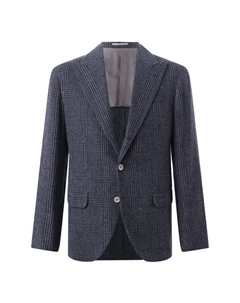 Пиджак из шерсти и шелка Brunello cucinelli