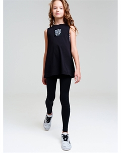 Комплект трикотажный для девочек: топ, майка удлиненная Playtoday tween