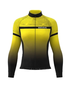 Веломайка SELLA, женская, длинный рукав, желтый/черный, 2020, A14L1032L (Размер: XS, Цвет: Желтый/черный) Biemme