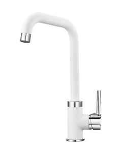 Кухонный смеситель Granula GR-0041 с поворотным изливом арктик