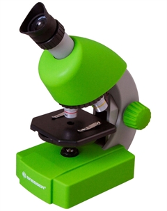 Микроскоп детский Junior 40x-640x, зеленый (70124) Bresser