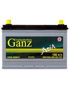 Автомобильный аккумулятор Asia EFB 100 Ач обратная полярность D31L Ganz