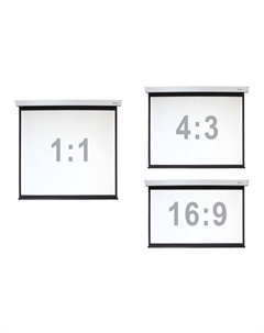 Экран для проектора настенный с электроприводом DSEF-4315 (Electra-F, формат 4:3, 135", 278x213, рабочая поверхность 270x202, MW) Digis