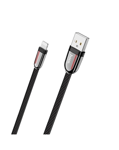 Кабель Lightning 8-pin-USB, плоский, 2.4A, 1.2м, черный HOCO grand U74 (УТ-00007976) Hoco