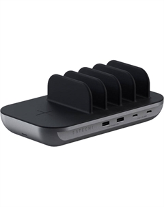 Беспроводное зарядное устройство Dock5 Multi-Device Charging Station, серый космос Satechi