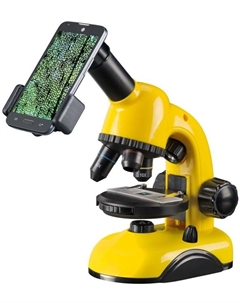 Микроскоп National Geographic 40x-800x., желто-черный Bresser