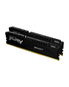 Оперативная память Kingston FURY Beast EXPO, 64 ГБ DDR5 (2 x 32ГБ), 6000 МГц, CL36, KF560C36BBEK2-64, черный