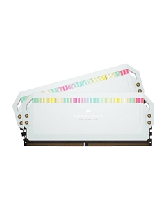 Оперативная память CORSAIR Dominator Platinum RGB, 64 Гб DDR5 (2x32 Гб), 6600 МГц, CL32, CMT64GX5M2B6600C32W, белый Corsair