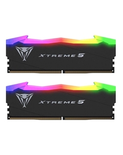 Модуль памяти Patriot Viper Xtreme 5 RGB 48 Гб (2x24 Гб), 7600 МГц, DDR5, PVXR548G76C36K, черный Patriòt