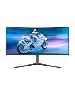 Монитор игровой изогнутый Philips Evnia 34M2C6500, 34", 3440x1440, 175 Гц, QD-OLED, черный