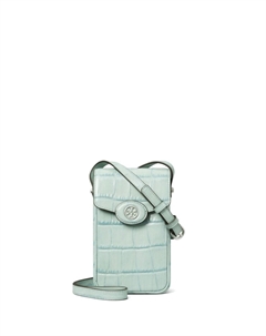 Чехол для телефона Tory Burch Robinson с тиснением под крокодила, синий Tory burch