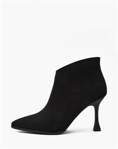 Черные женские ботильоны из велюра Mascotte