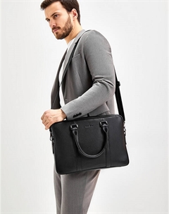 Черный мужской портфель Mascotte