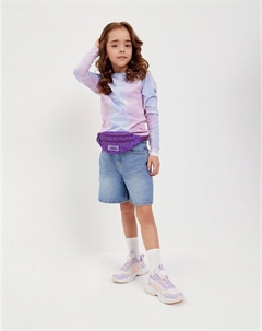 Фиолетовая детская поясная сумка Mascotte junior