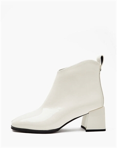 Молочные женские лакированные ботильоны Mascotte