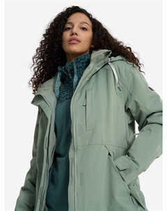 Куртка утепленная женская Billie Jk, Зеленый Roxy