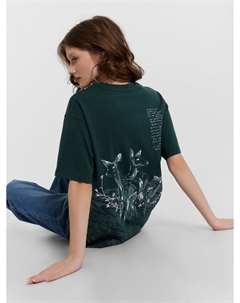 Футболка женская зеленая с принтом Mark formelle