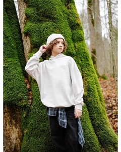 Худи для мальчиков кремовое с принтом Mark formelle