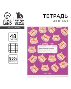 Тетрадь предметная 48 листов Artfox study
