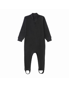 Термобелье для малышей со штрипками Черное Lemive