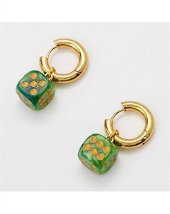 Серьги CUBE BLUE Pabur