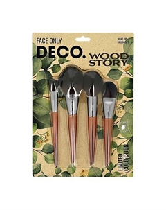 Набор кистей для макияжа лица Deco