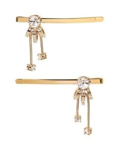 Комплект из двух заколок для волос Miu miu