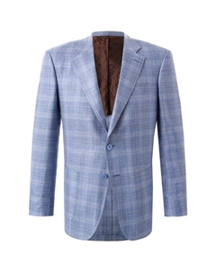 Пиджак из шерсти и шелка Stefano ricci