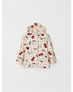Утепленный дождевик с принтом Hello Kitty для девочек Sela