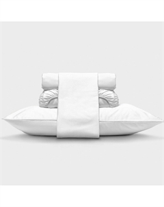 Простыня на резинке Total Look в жемчужно-белом 90x200x20см Mollen