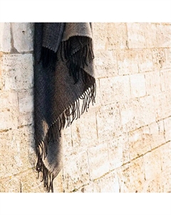 Плед 1,5-спальный Apolo из шерсти бейби ламы Brun de vian-tiran