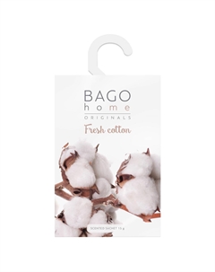 Саше ароматическое Ориджиналс Свежий хлопок Bago home