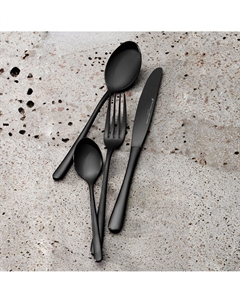 Набор столовых приборов Leveson 24 предмета на 6 персон, черный Maxwell & williams