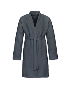 Халат вафельный Rom размер S, серый Vossen