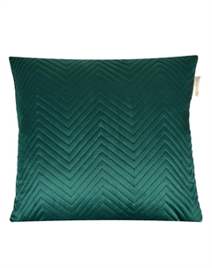 Наволочка декоративная велюровая Оникс, цвет зеленый Sofi de marko