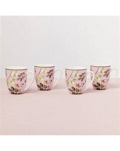 Набор кружек в подарочной упаковке Arcadia 4шт, розовый Maxwell & williams