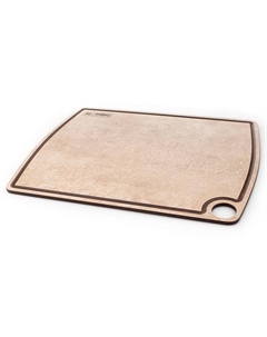 Доска разделочная с желобом 29х22см порфир кремовый Composeeat