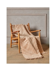 Плед 200x220см Cotton бежевый Pappel