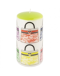 Свеча интерьерная Sartoria Borsa столб 10x20см Pernici