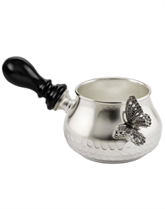 Молочник к турке Бабочки Кольчугинский мельхиор