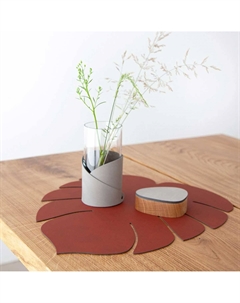 Салфетка сервировочная Nupo лист монстеры sienna Lind dna