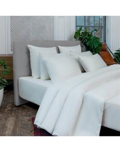 Пододеяльник евро Total Look 220x240см, жемчужно-белый Mollen