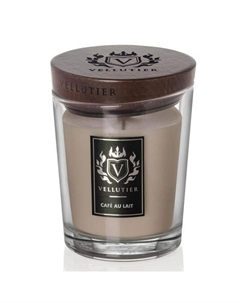 Свеча ароматическая Cafe Au Laitt 225гр Vellutier